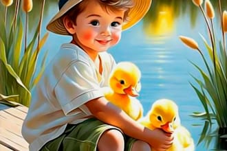 watercolor children book illustration