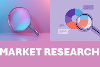 do market research, competitor, business analysis for healthcare, technology
