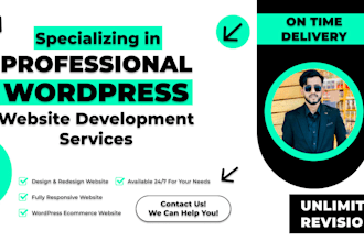 customize wordpress website, css3, java script, php