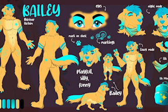 fursona ref sheet furry reference sheet anime anthro ref sheet furry ref sheet