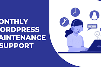 do monthly wordpress maintenance