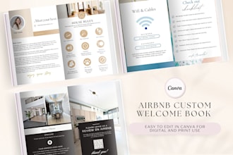 create a welcome book for your airbnb or short term rental