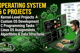 do operating system,c language,os projects and tasks
