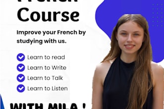 teach french lessons to all ages online