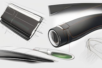 2d isometric sketches for concept development