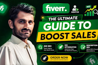 be your fiverr gig SEO consultant and fiverr business coach