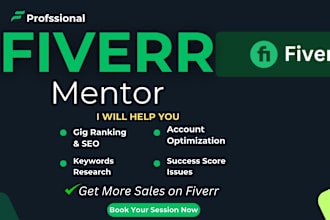 be your fiverr gig SEO consultant and fiverr business coach