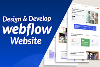 do webflow website design or webflow landing page