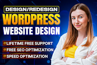 do wordpress website design, redesign, clone, build, create website