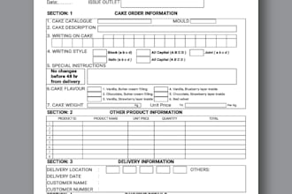 do professional letterhead, fillable pdf, invoice, order form in 24 hour