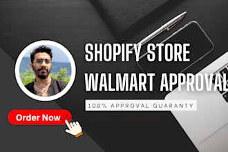 create a shopify store for walmart approval in 1 day