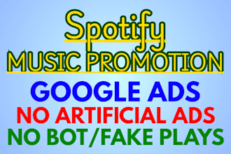 create ads to promote your spotify music