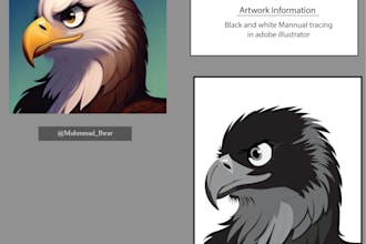 printable black and white line art illustration of animals
