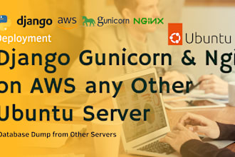 django deployment with gunicorn and nginx on AWS, digitalocean, and heroku