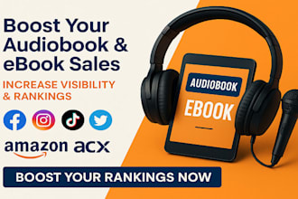 do social media audible, audiobook promotion amazon acx ranking, ebook marketing