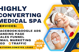 generate medical spa cosmetics beauty spa botox iv therapy plastic surgery leads