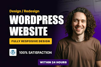 design responsive wordpress website development