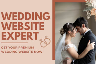 create your premium wedding website