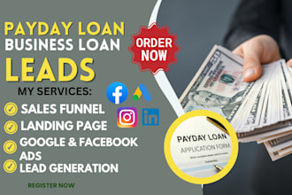 generate exclusive payday loan leads business loan leads payday loan mca leads