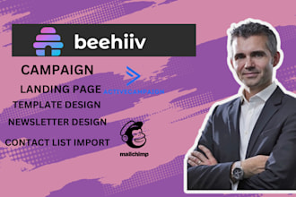 beehiiv manager, beehiiv landing page, beehiiv newsletter