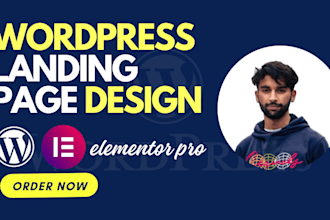 create responsive wordpress landing page