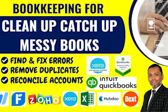 do bookkeeping bank reconciliation setup in quickbooks online, xero, wave, excel