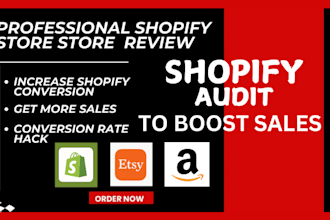 professionally review, audit your shopify store to improve conversion cro review