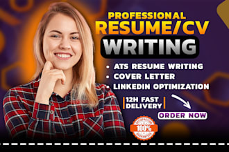 provide professional resume, CV, cover letter writing and linkedin services