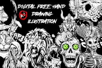 do tatto line art dark art