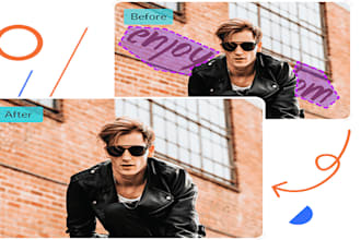 add photos watermark or images text logo