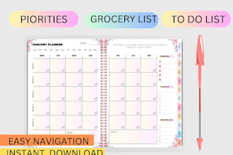 setup etsy digital products store design etsy digital hyperlinked planners seo