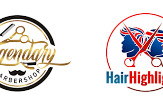 do modern hair,singer,gambling logo design with copyrights