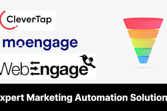 set up powerful marketing automation with clevertap, webengage, and more