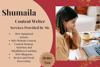 craft SEO rich original blog and article content for visibility