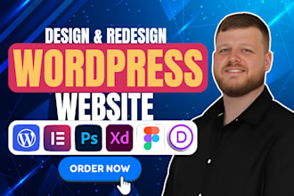 create, rebuild or redesign wordpress website or business website design