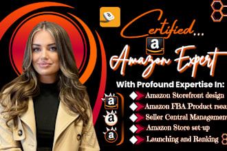 set up complete amazon fba wholesale, amazon storefront design for amazon brand