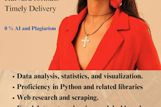 do urgent case study analysis, research, python, spss, and data analytics