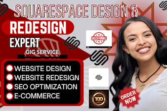build responsive squarespace website, godaddy one page website, squarespace exp
