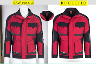 do ghost mannequin and flat lay clothing image editing