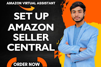 set up and amazon seller central account professional ,individual and business