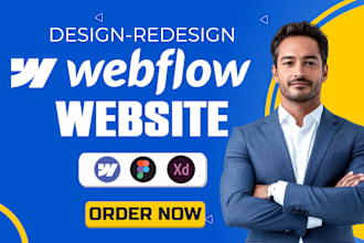 design or develop webflow website, figma to webflow, webflow expert