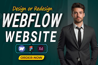 design or develop webflow website, figma to webflow, webflow expert