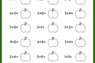 create interesting and enjoyable math and english worksheets for kids
