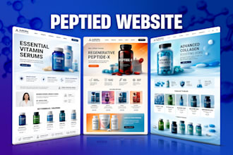 build research use fda compliant peptide website with processing integration