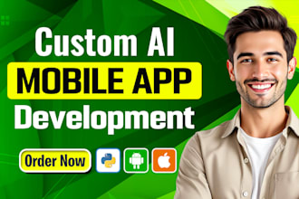 develop ai mobile app, ai chatbot integration ios app, android app using flutter