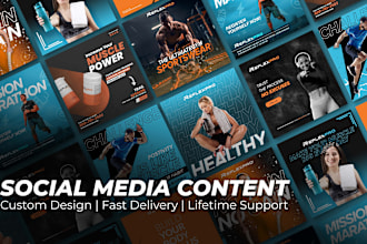 design social media carousel posts for facebook, instagram