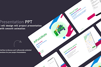 design a professional pitch deck  powerpoint presentation