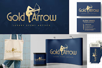 do business logo design, brand style guide, full branding kit