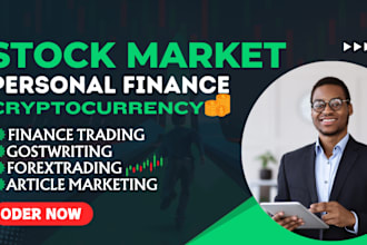 do stock market, forex, course book, finance kindle books writer, ghostwriter