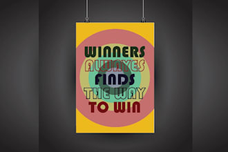 design typography poster, t shirt and wall art
